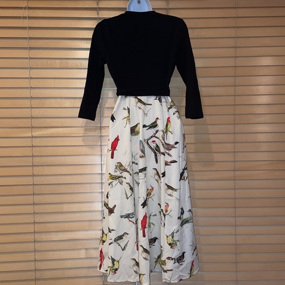 Wayward Fancies by eShakti Wrap Maxi Bird Dress - Picture 8 of 11